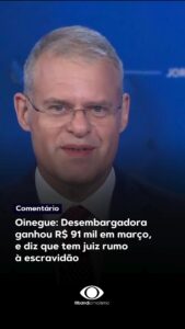 Salário de desembargadora